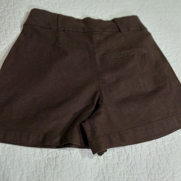 Express Pants - Express Brown Bermuda Shorts Classic Tailored Design